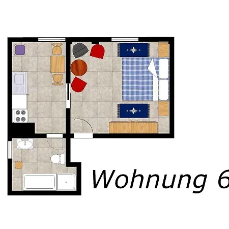 Apartment Appartementhaus Fischer Lindau (Bodensee)
